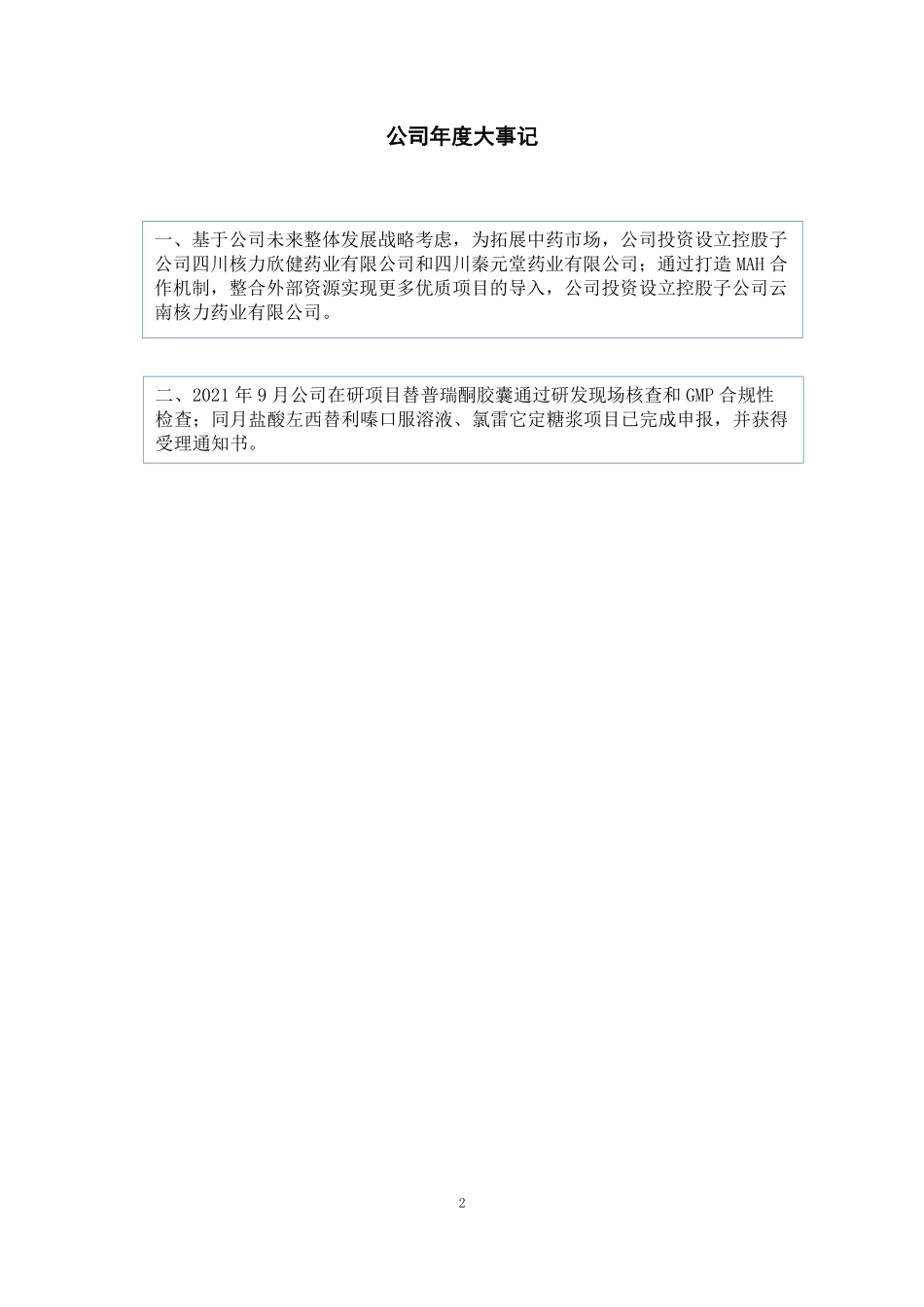 872806_2021_核力欣健_2021年年度报告_2022-04-26.pdf_第2页