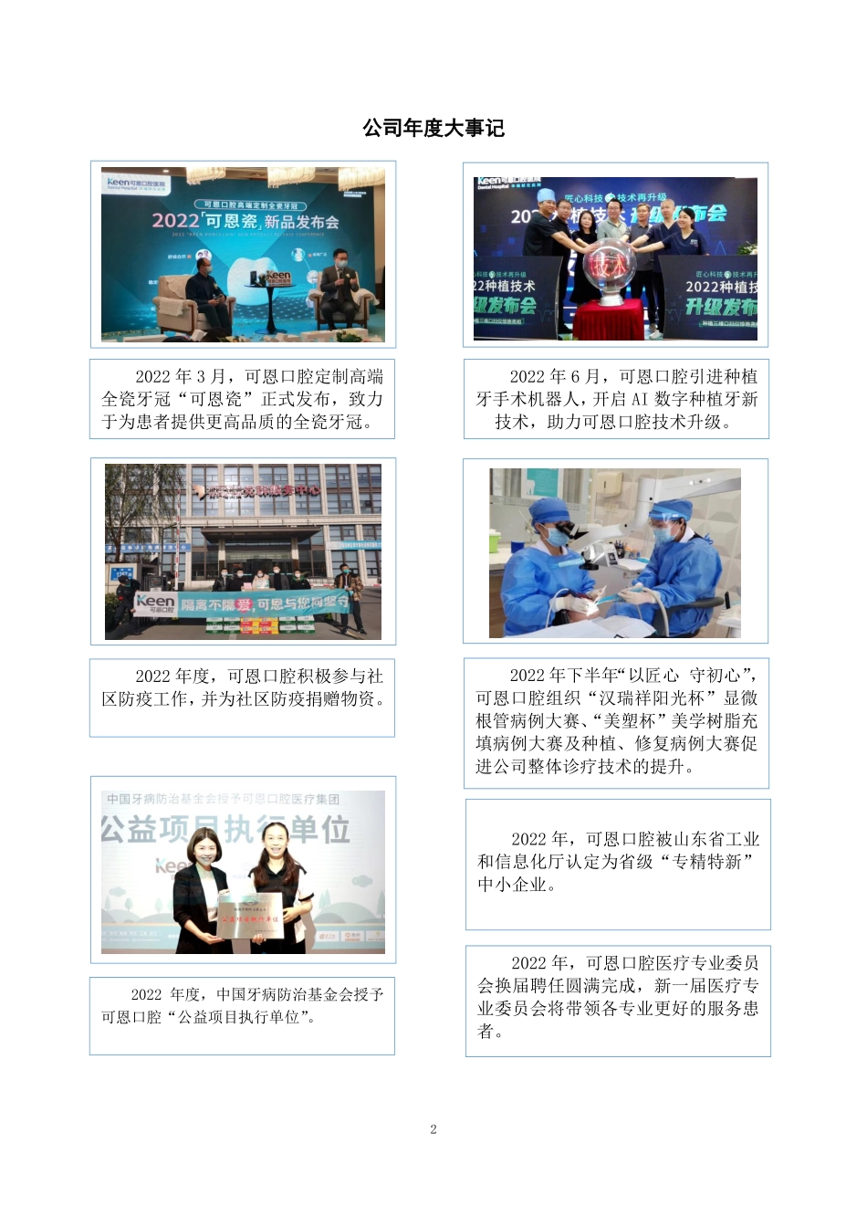 830938_2022_可恩口腔_2022年年度报告_2023-04-27.pdf_第2页