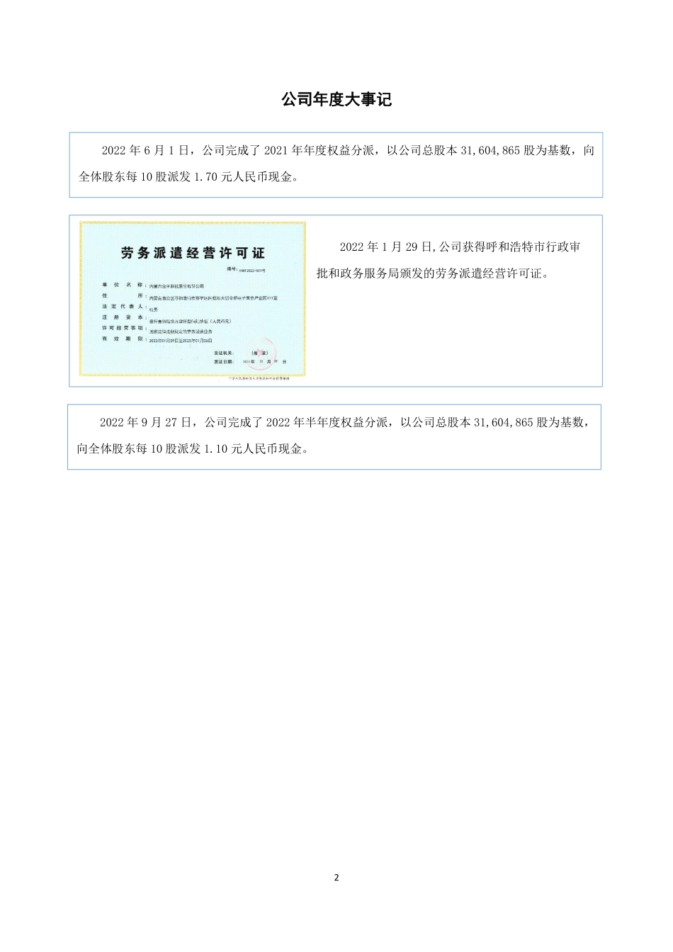 831682_2022_金田科技_2022年年度报告_2023-04-27.pdf_第2页