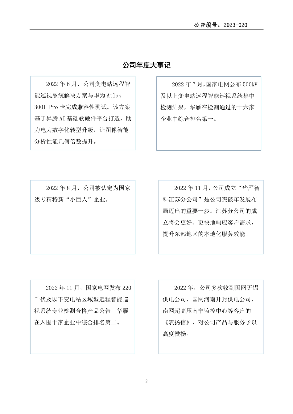 831021_2022_华雁智科_2022年年度报告_2023-04-25.pdf_第2页