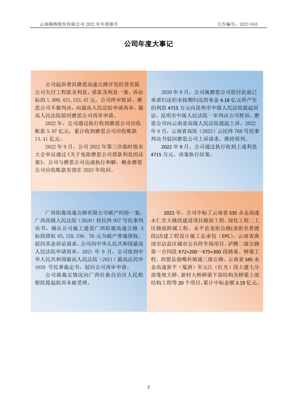 830796_2022_ST云路桥_2022年年度报告_2023-04-25.pdf_第2页