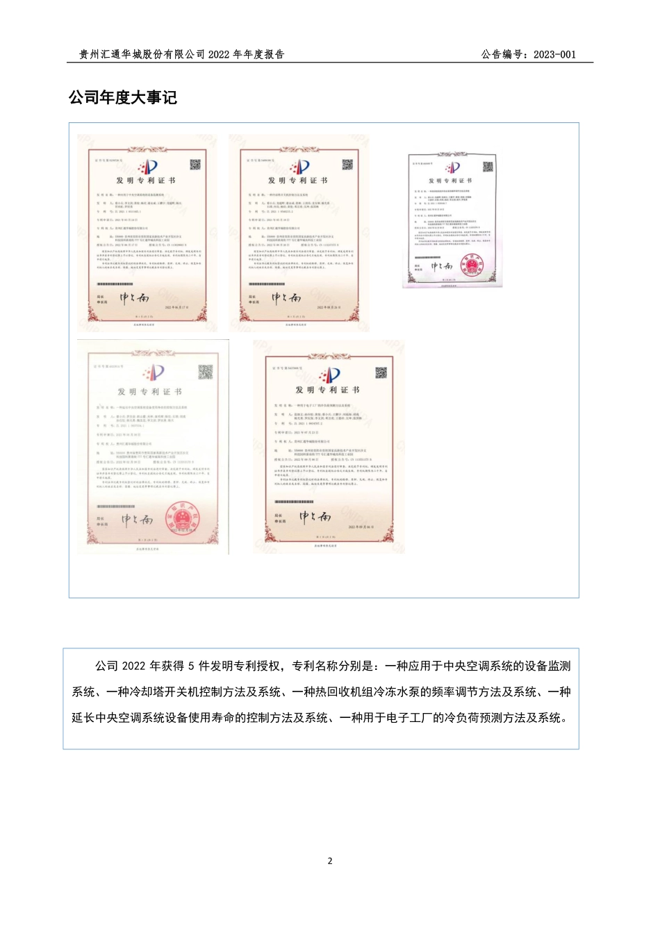 831483_2022_汇通华城_2022年年度报告_2023-04-12.pdf_第2页