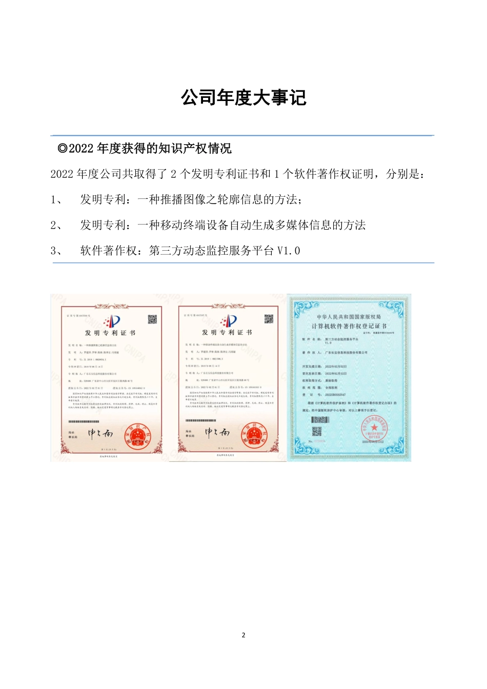 831922_2022_长宝科技_2022年年度报告_2023-04-26.pdf_第2页