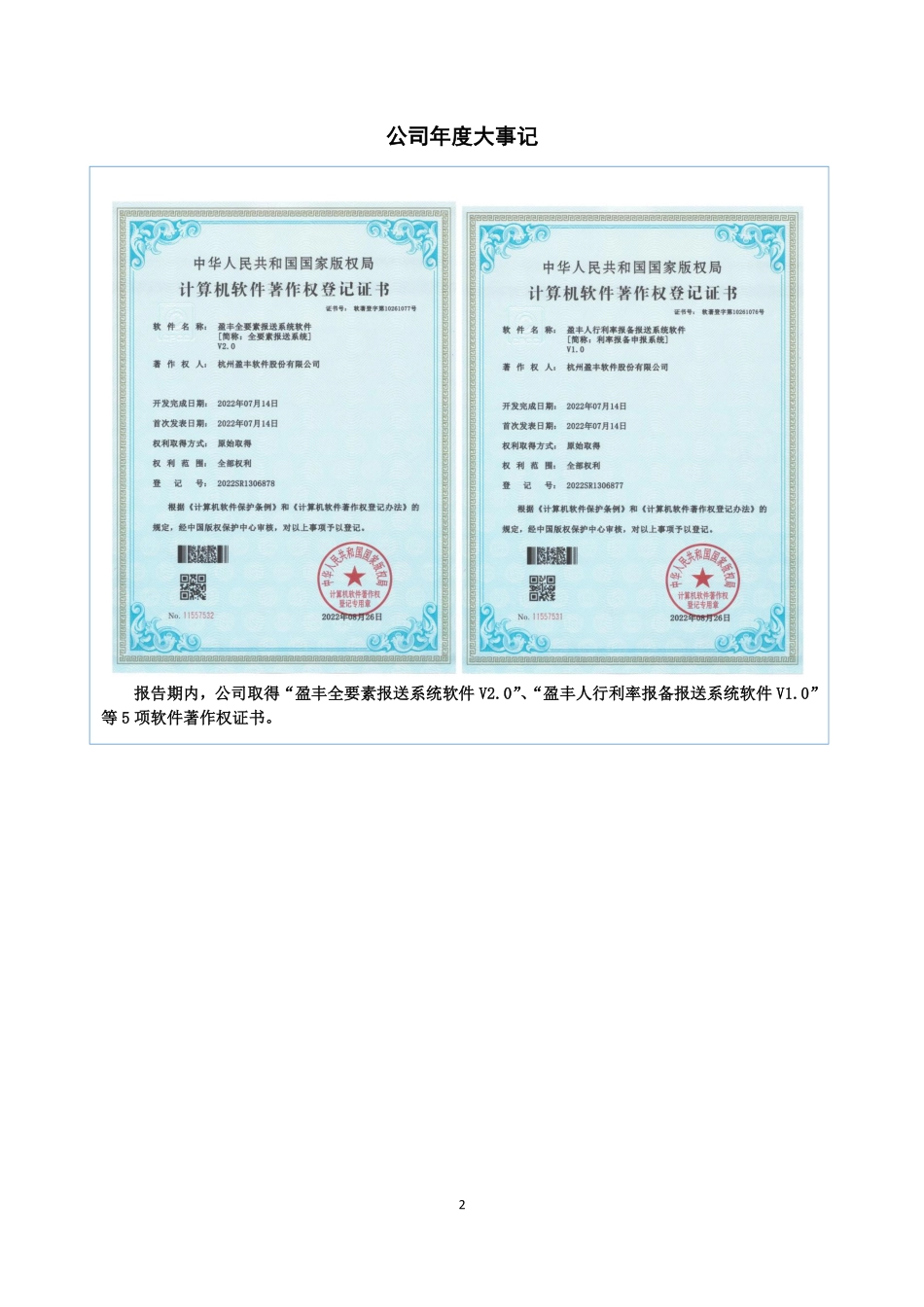 833955_2022_盈丰软件_2022年年度报告_2023-04-11.pdf_第2页