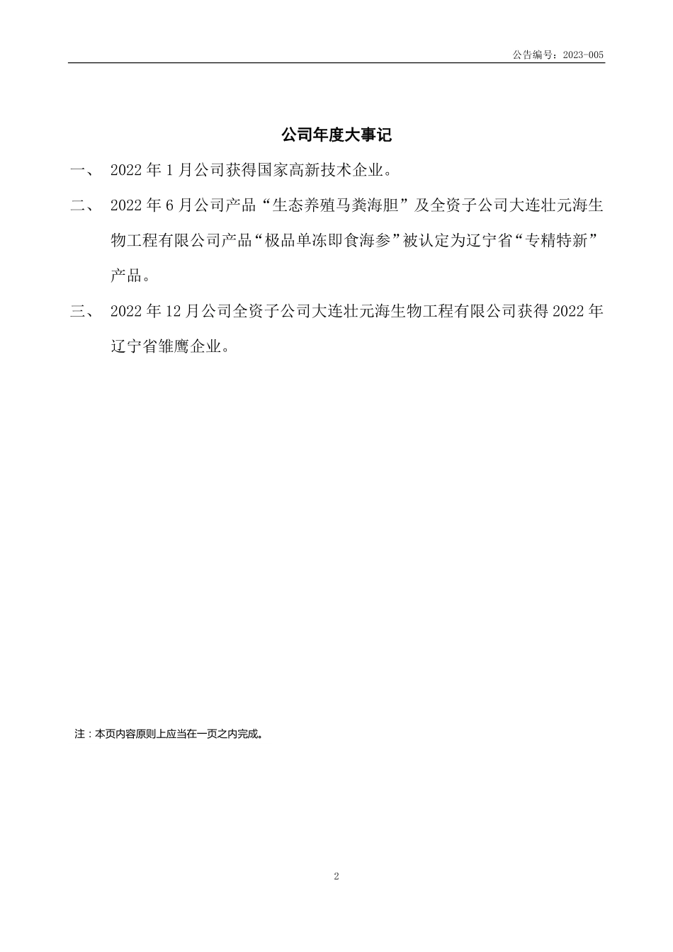 833901_2022_壮元海_2022年年度报告_2023-04-20.pdf_第2页