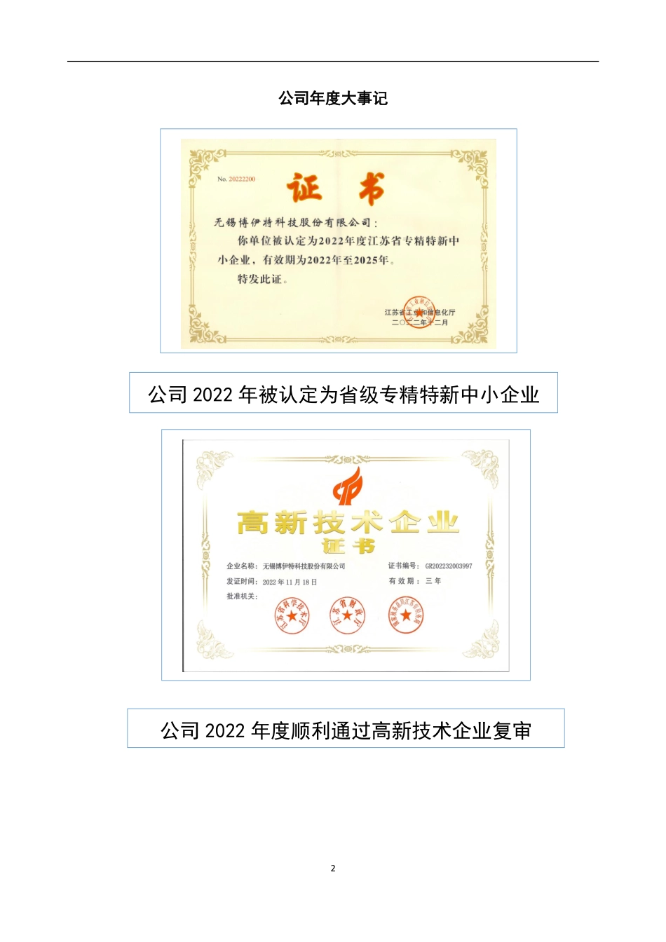 833980_2022_博伊特_2022年年度报告_2023-04-17.pdf_第2页