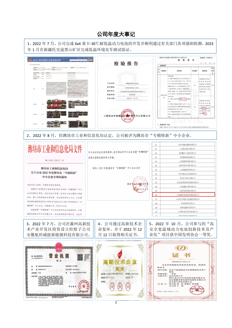 834851_2022_威能电源_2022年年度报告_2023-04-02.pdf_第2页