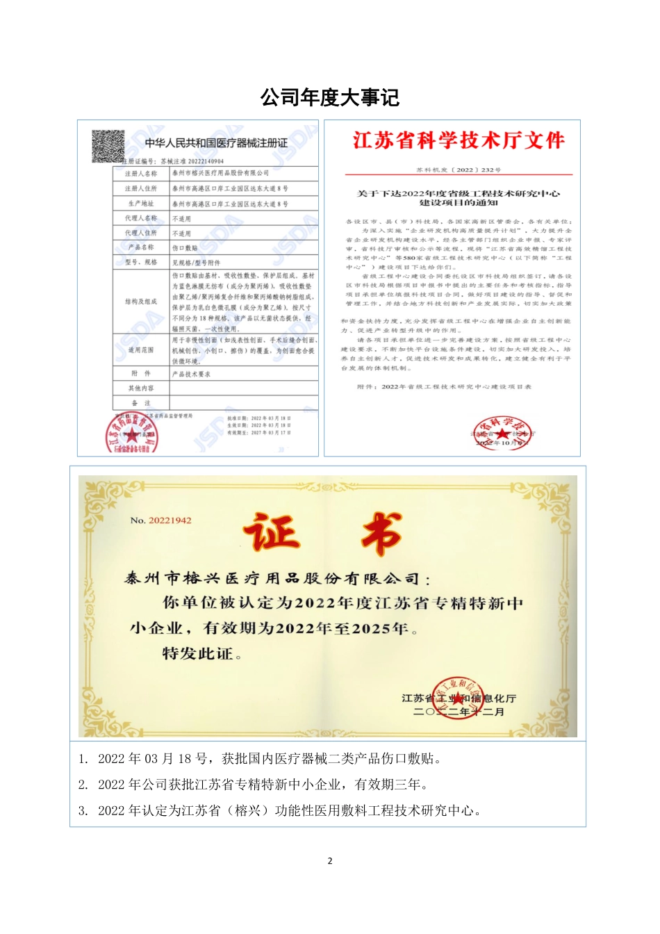 835367_2022_榕兴医疗_2022年年度报告_2023-03-29.pdf_第2页
