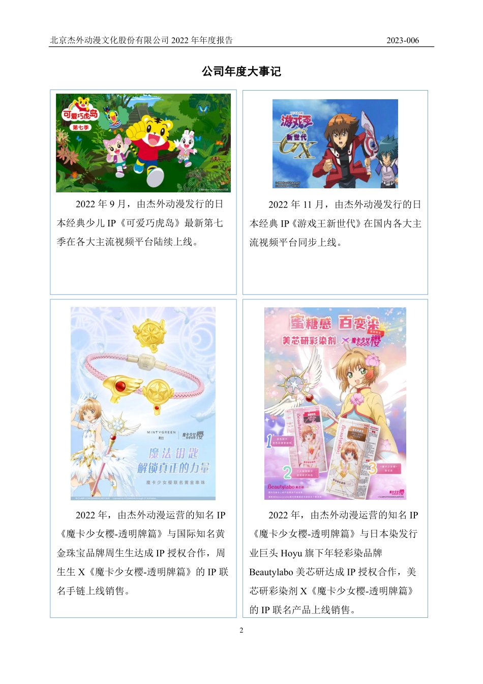 835948_2022_杰外动漫_2022年年度报告_2023-04-24.pdf_第2页