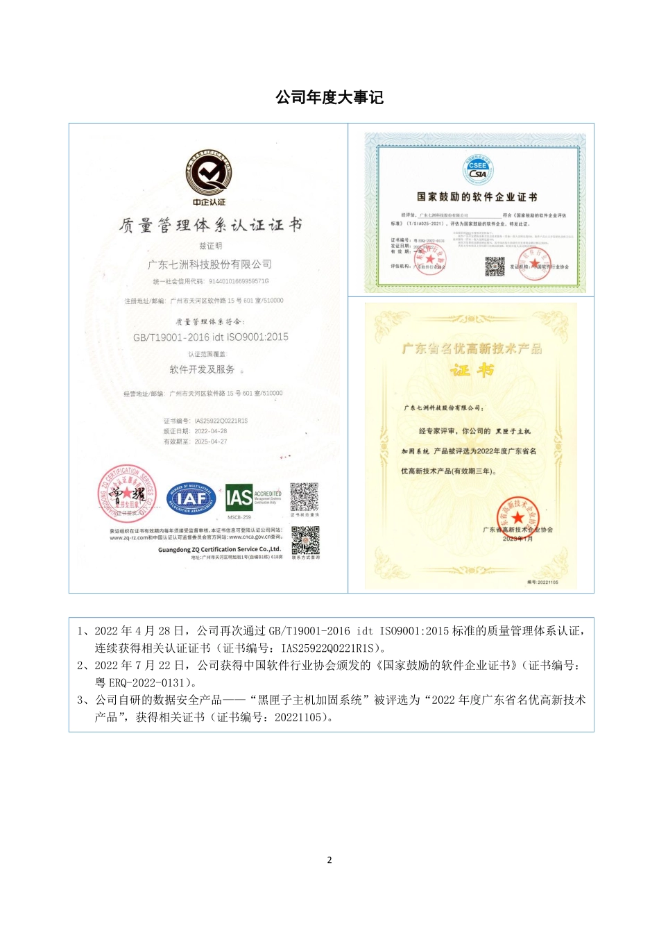 835534_2022_七洲科技_2022年年度报告_2023-04-20.pdf_第2页