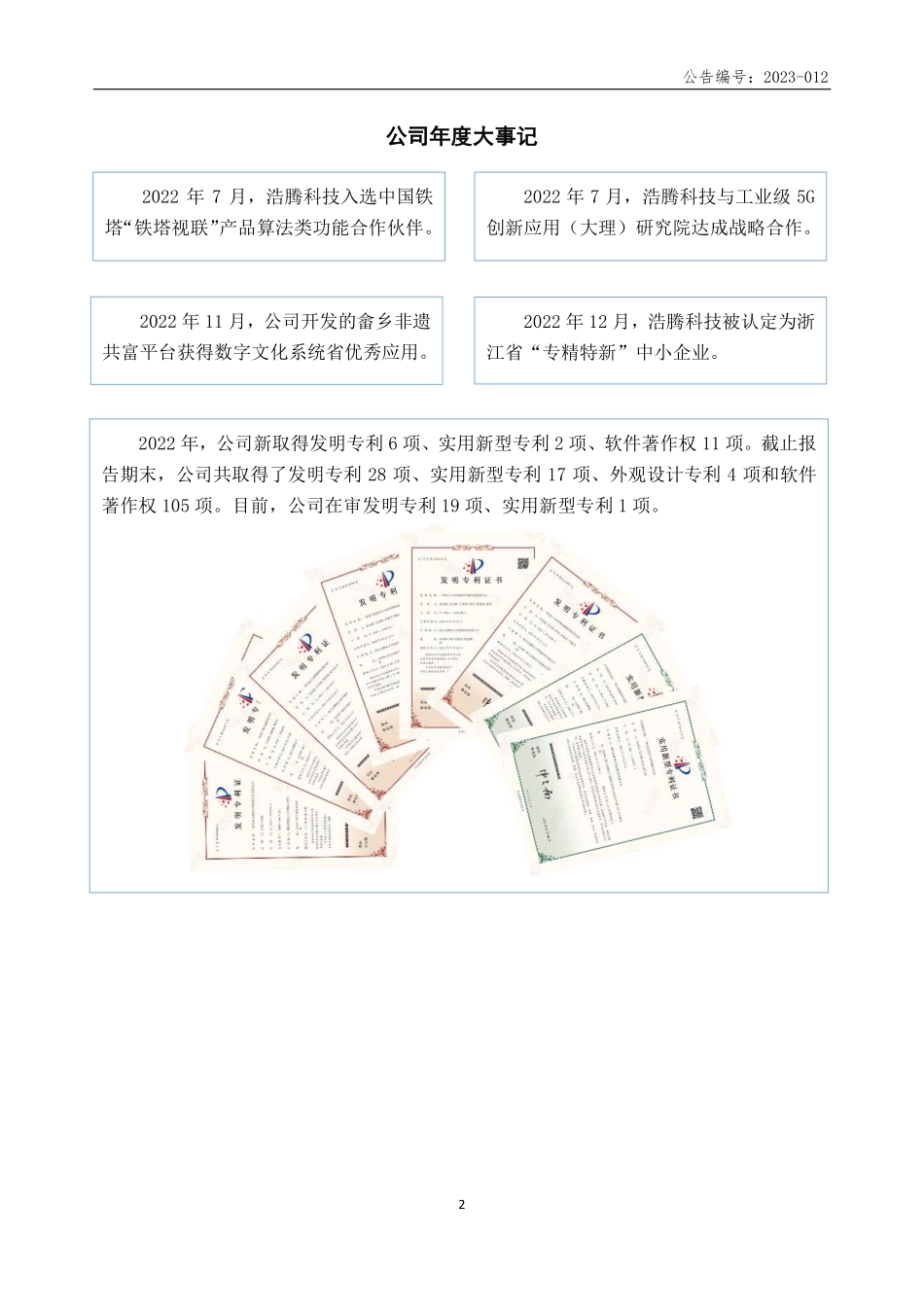 833827_2022_浩腾科技_2022年年度报告_2023-04-26.pdf_第2页