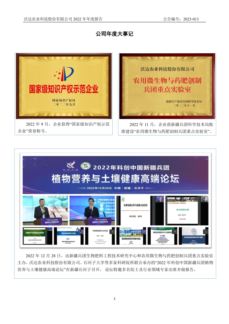 837363_2022_沃达农科_2022年年度报告_2023-04-11.pdf_第2页