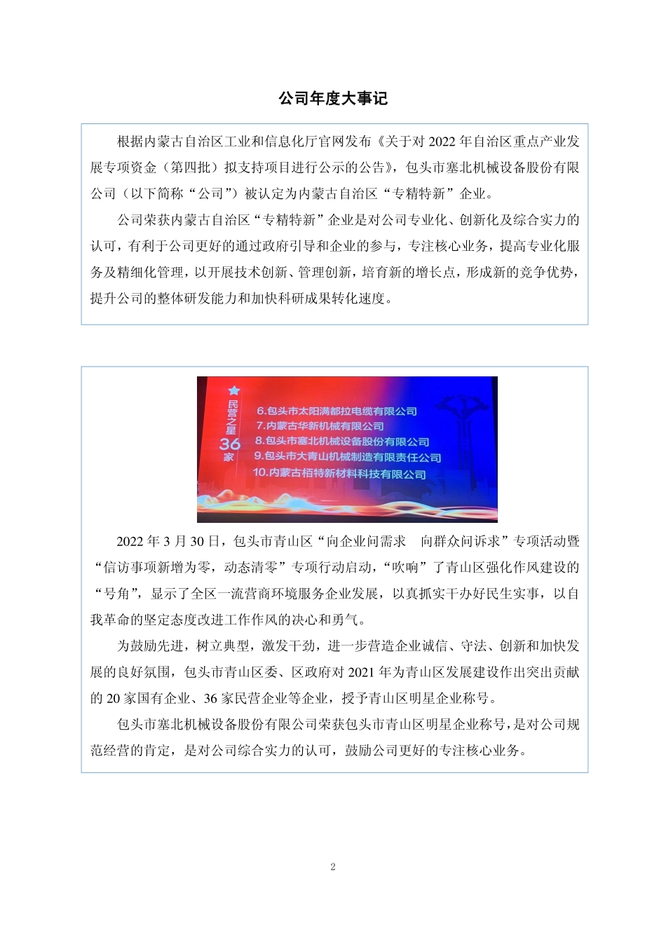 837422_2022_塞北股份_2022年年度报告_2023-04-26.pdf_第2页