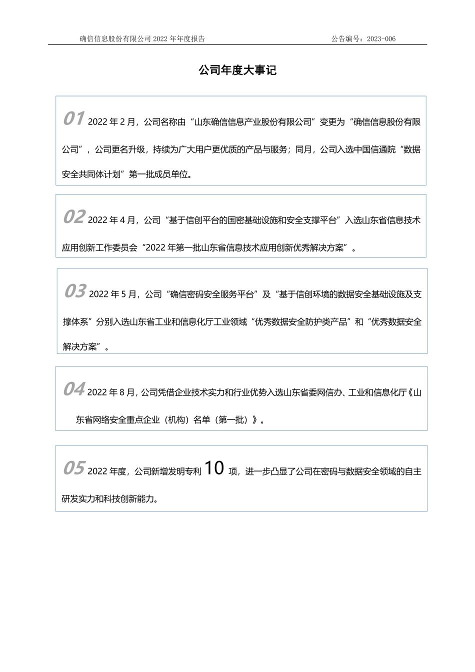 832642_2022_确信信息_2022年年度报告_2023-04-05.pdf_第2页