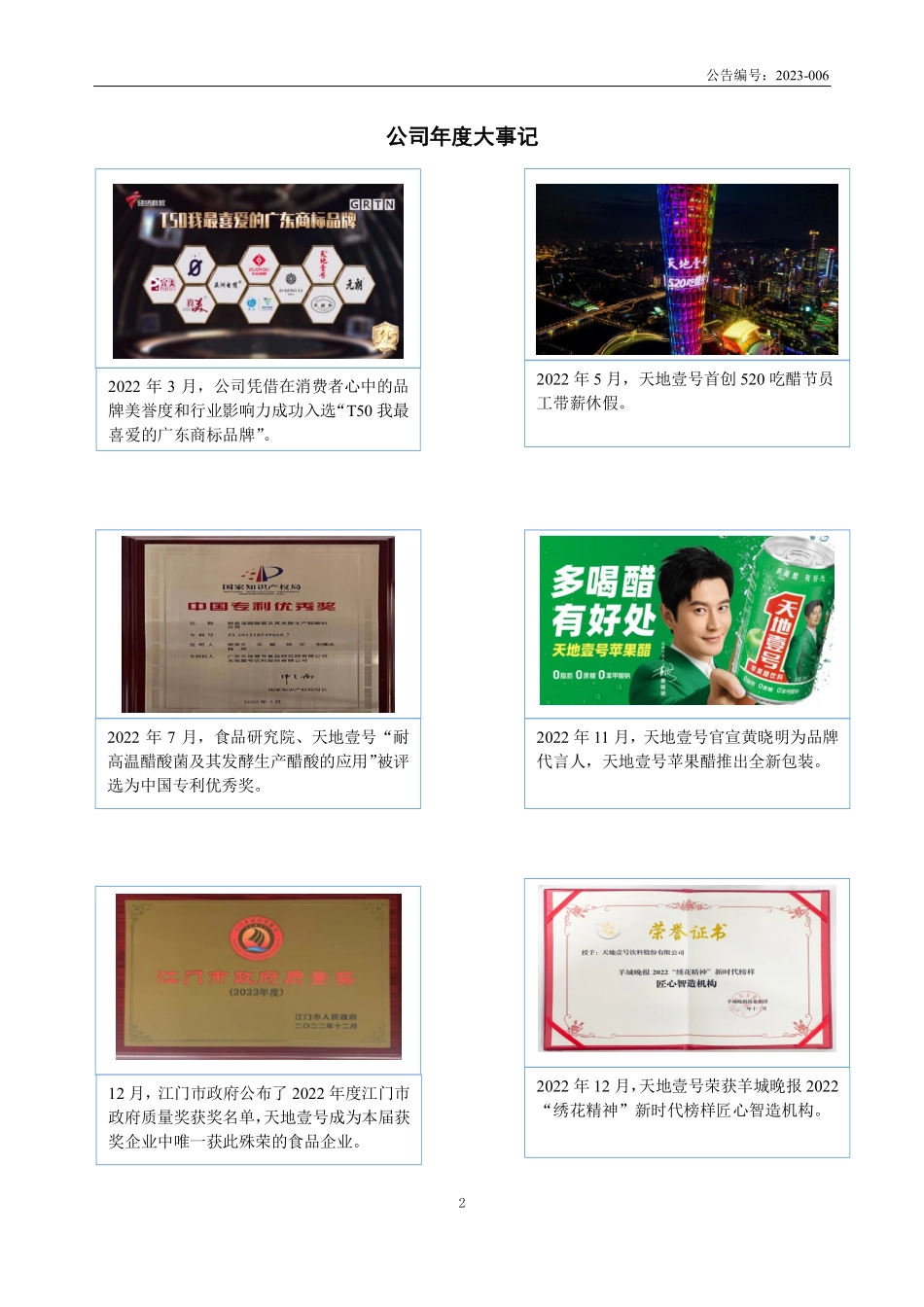 832898_2022_天地壹号_2022年年度报告_2023-04-27.pdf_第2页