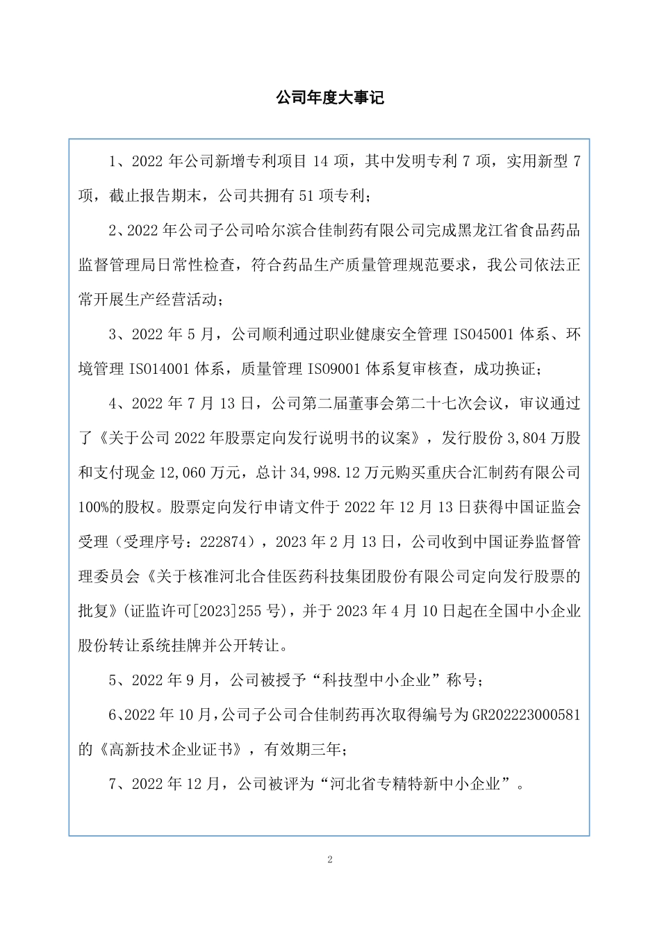838641_2022_合佳医药_2022年年度报告_2023-04-20.pdf_第2页