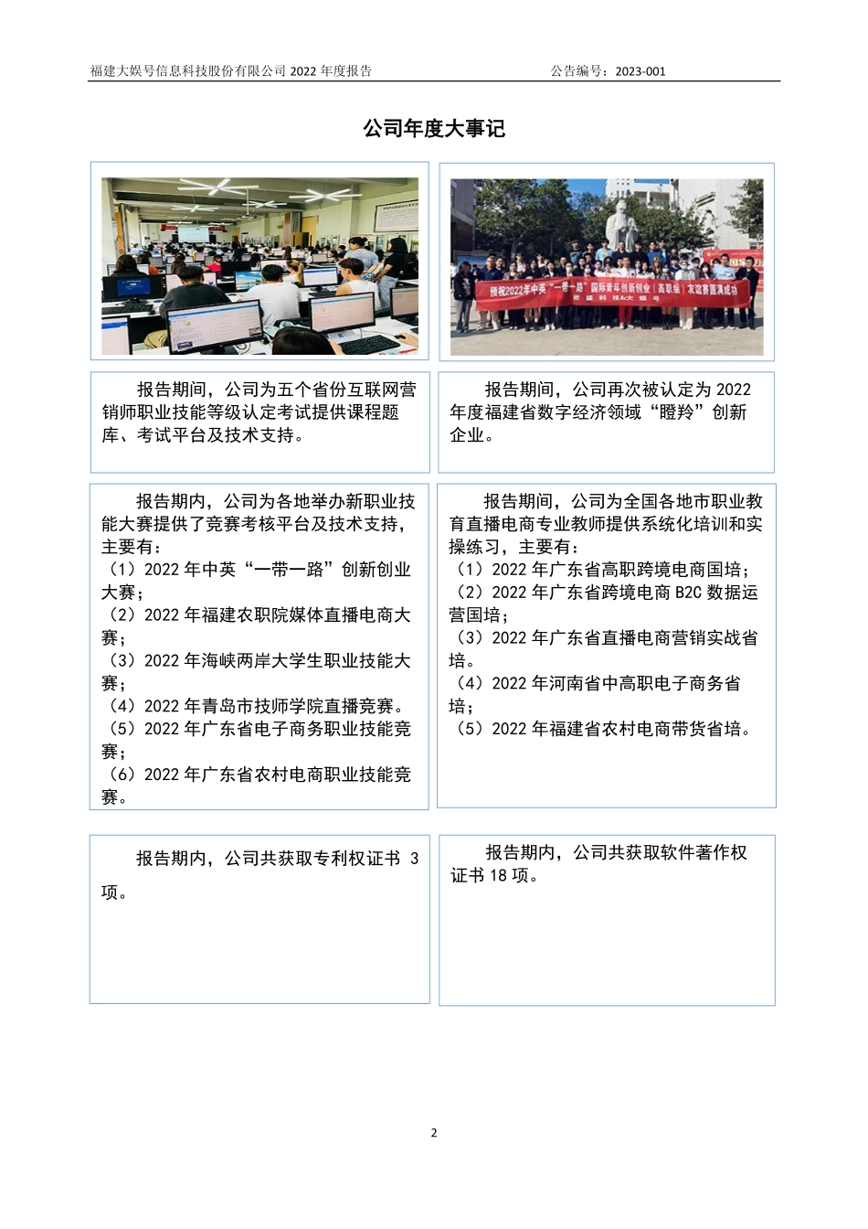 834196_2022_大娱号_2022年年度报告_2023-04-12.pdf_第2页