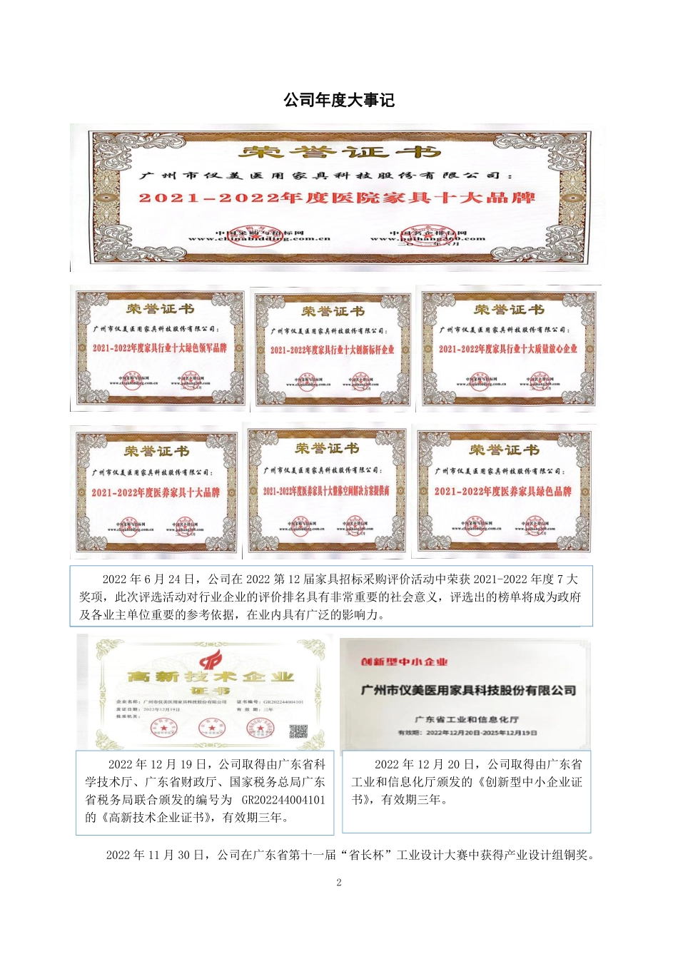 839643_2022_仪美医科_2022年年度报告_2023-04-26.pdf_第2页