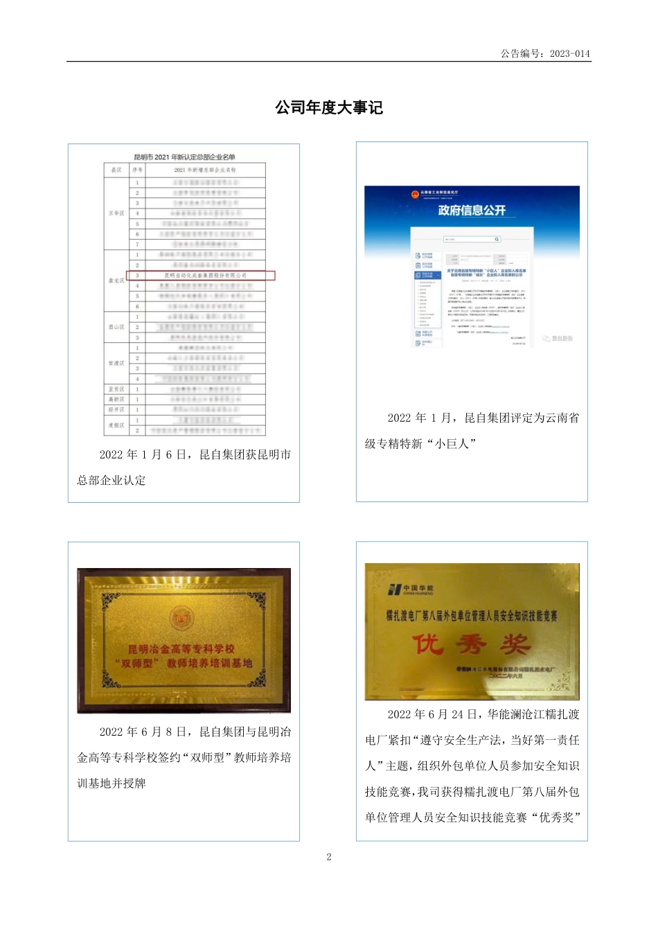 832848_2022_昆自股份_2022年年度报告_2023-04-26.pdf_第2页