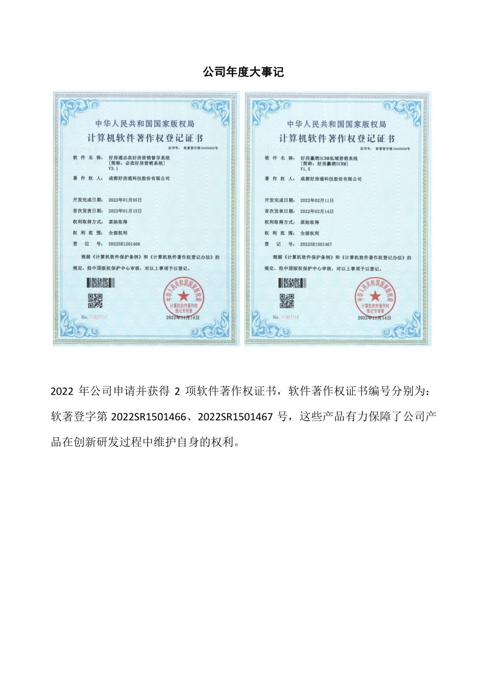 838856_2022_好房通_2022年年度报告_2023-04-26.pdf_第2页