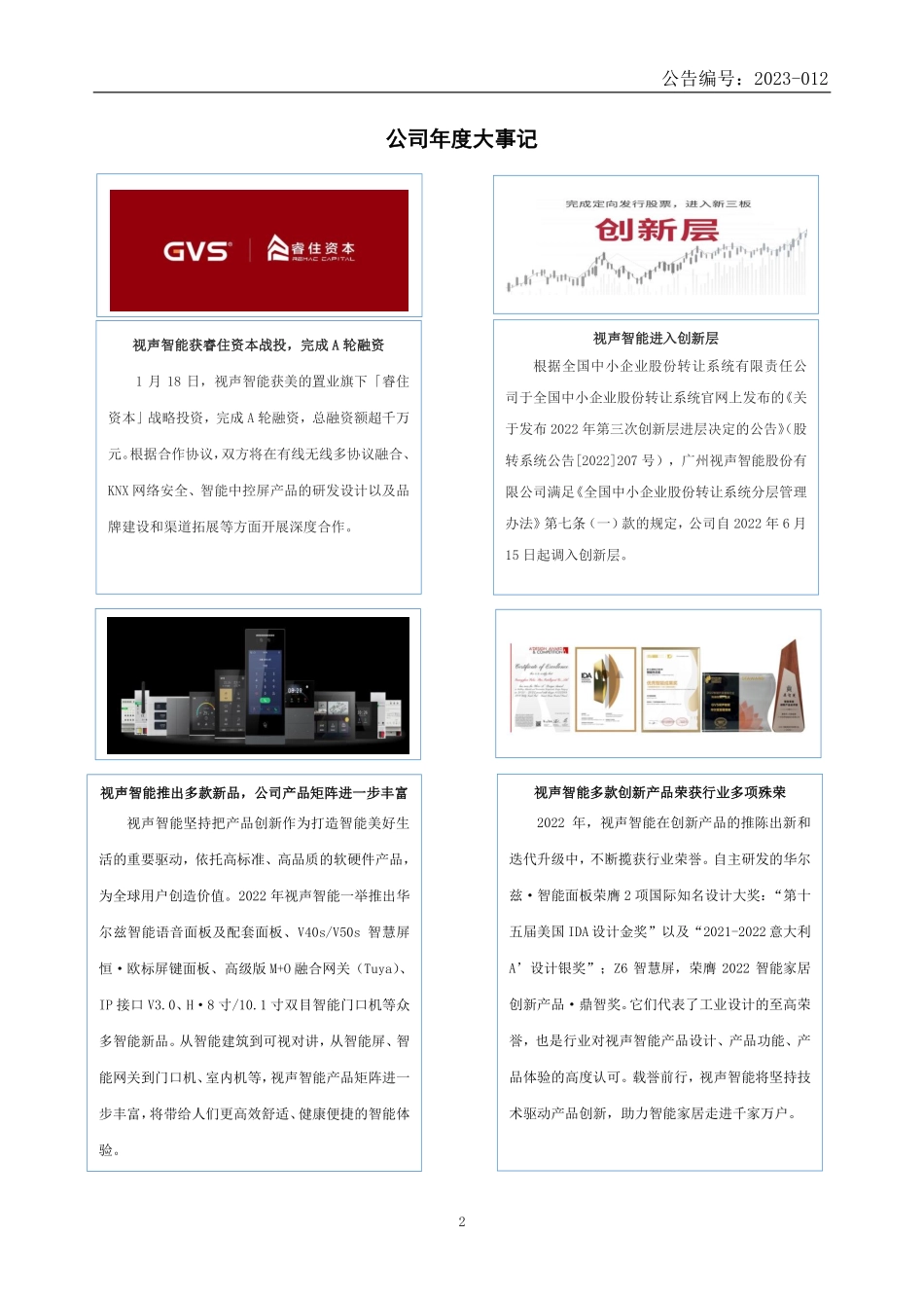 870976_2022_视声智能_2022年年度报告_2023-03-30.pdf_第2页