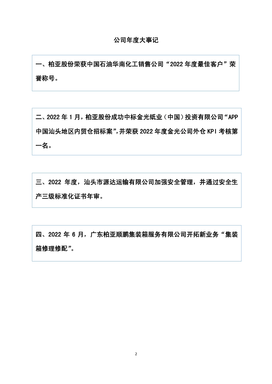 870848_2022_柏亚股份_2022年年度报告_2023-04-24.pdf_第2页