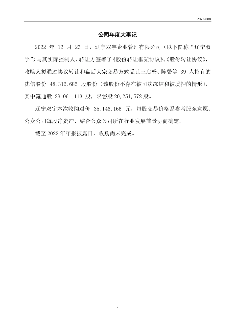 871409_2022_沈信股份_2022年年度报告_2023-04-17.pdf_第2页