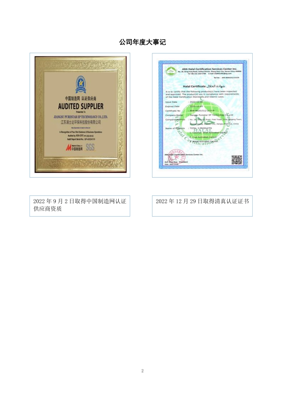 836440_2022_浦士达_2022年年度报告_2023-04-26.pdf_第2页