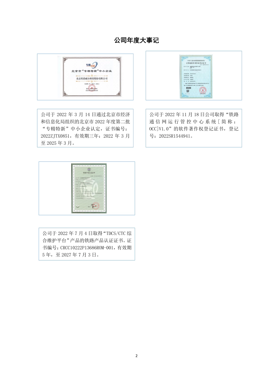 835013_2022_英诺威尔_2022年年度报告_2023-07-20.pdf_第2页