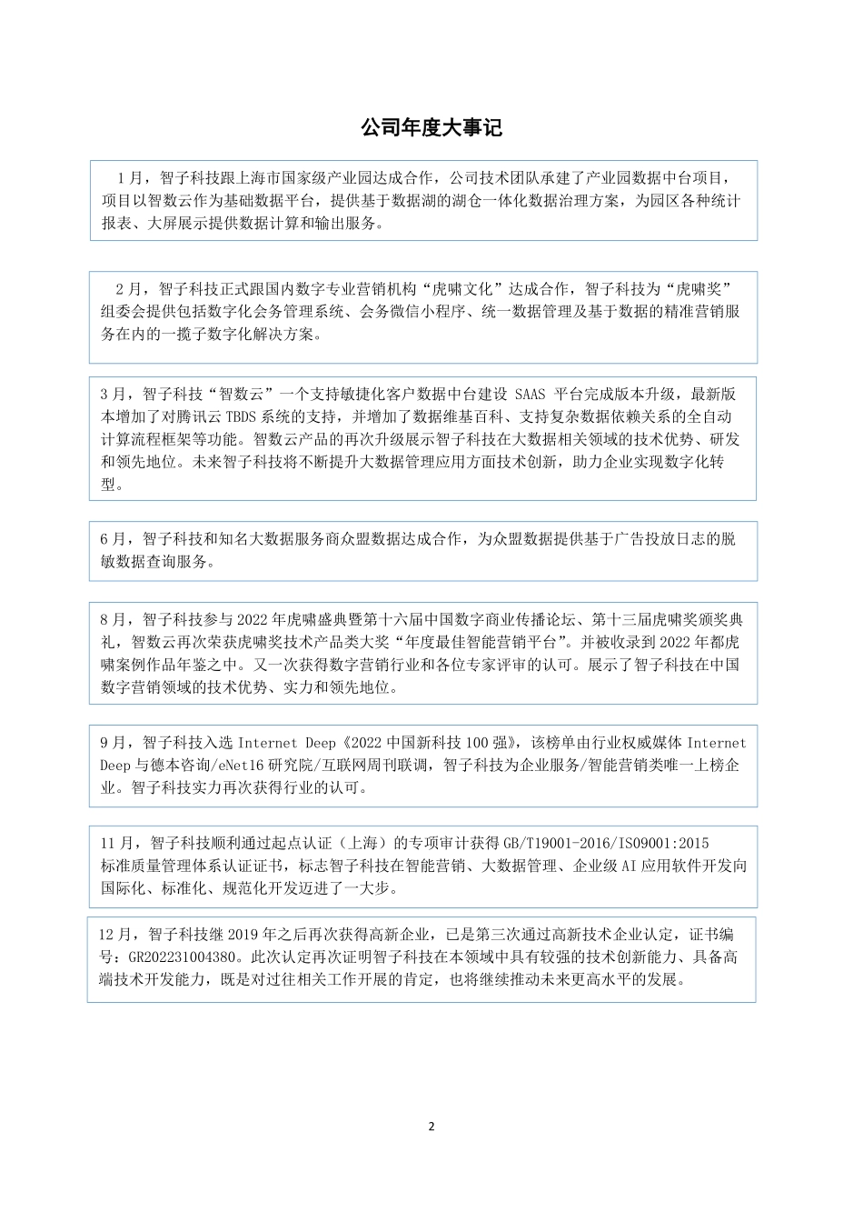 835045_2022_智子科技_2022年年度报告_2023-04-26.pdf_第2页