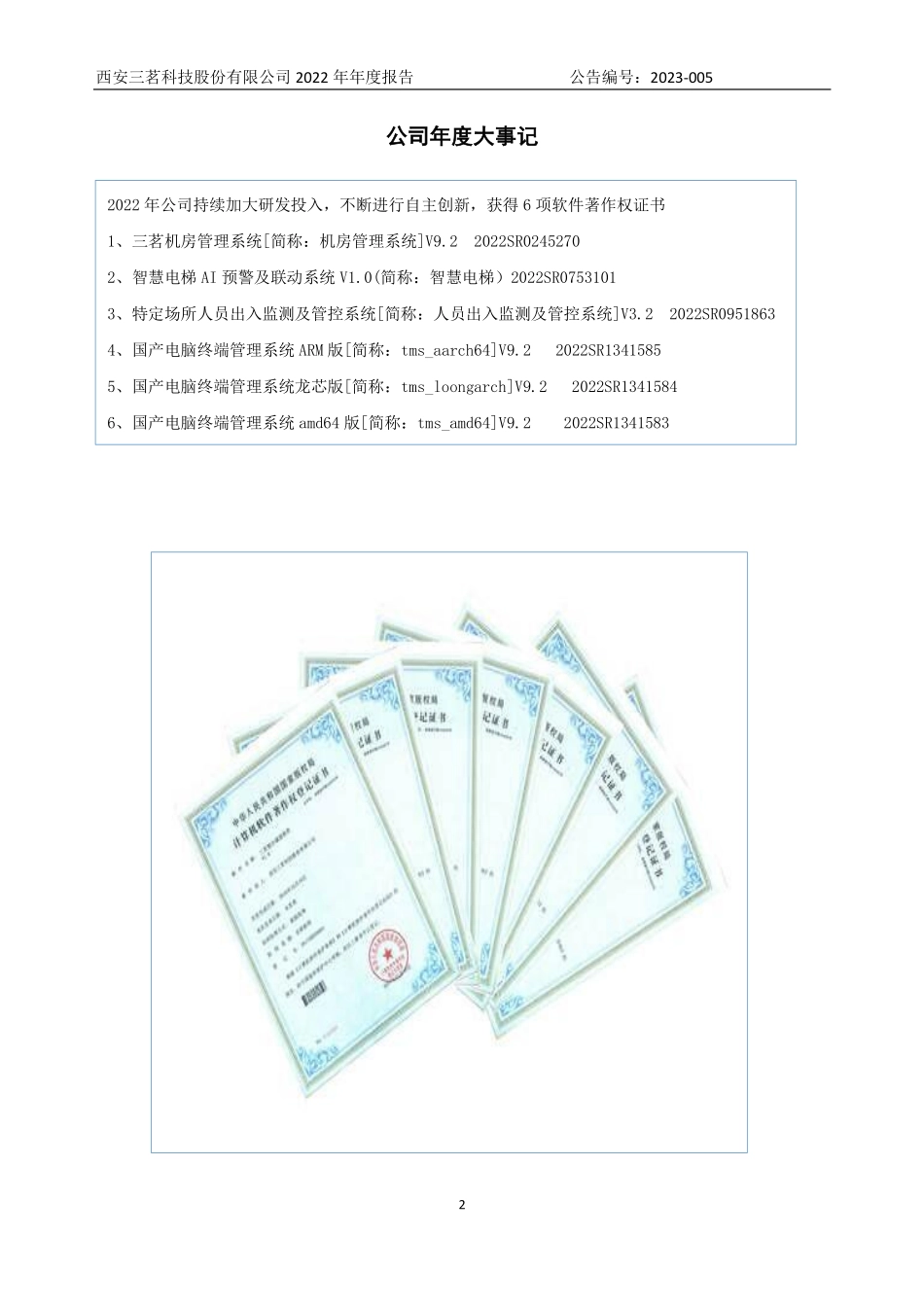 836595_2022_三茗科技_2022年年度报告_2023-04-24.pdf_第2页