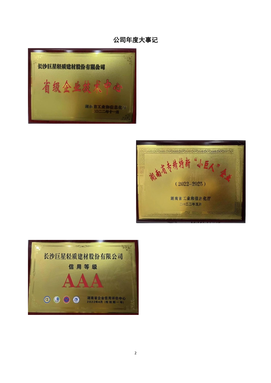 870281_2022_巨星建材_2022年年度报告_2023-04-27.pdf_第2页