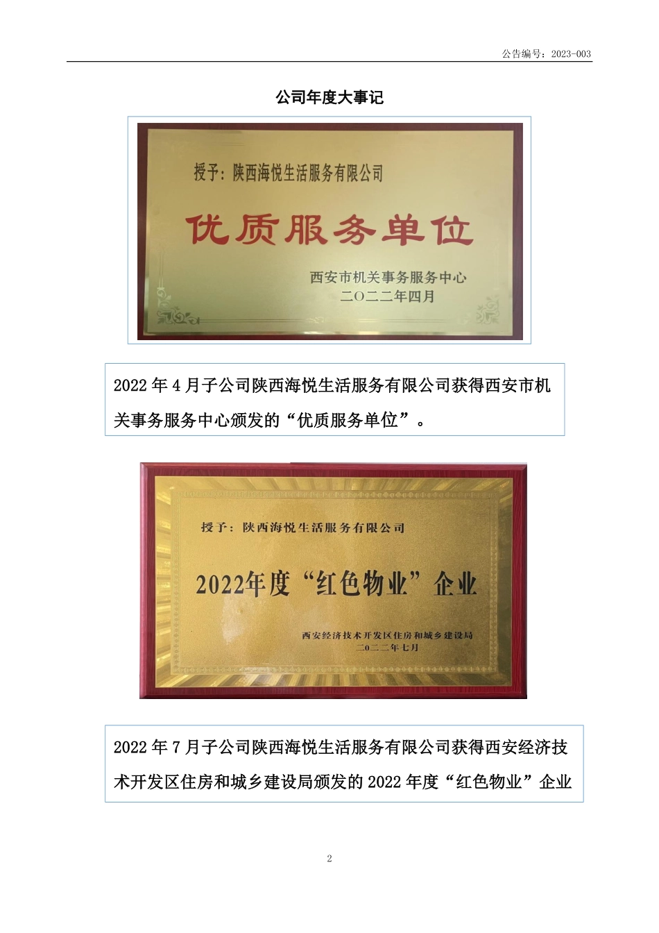 871485_2022_长安文化_2022年年度报告_2023-04-25.pdf_第2页