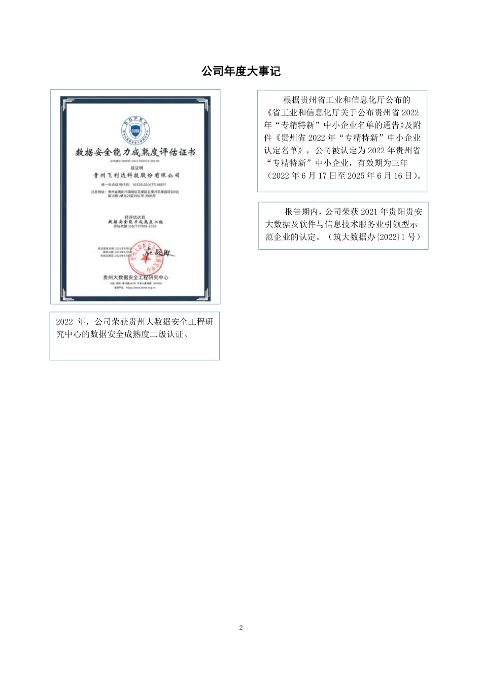 871540_2022_飞利达_2022年年度报告_2023-04-27.pdf_第2页