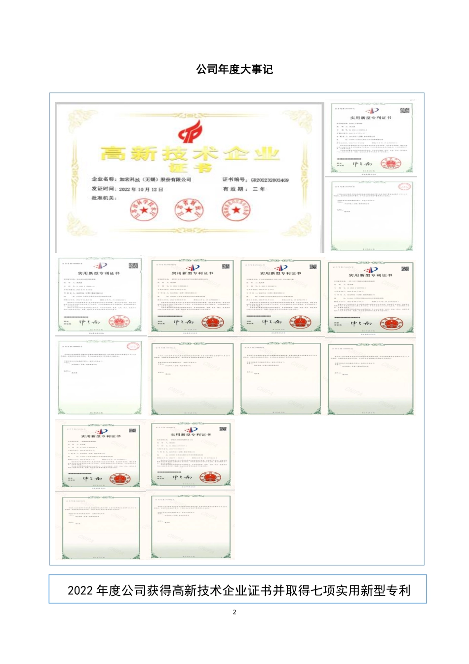 873000_2022_加宏科技_2022年年度报告_2023-04-02.pdf_第2页