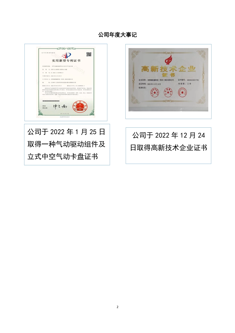 873452_2022_倍得福_2022年年度报告_2023-04-24.pdf_第2页