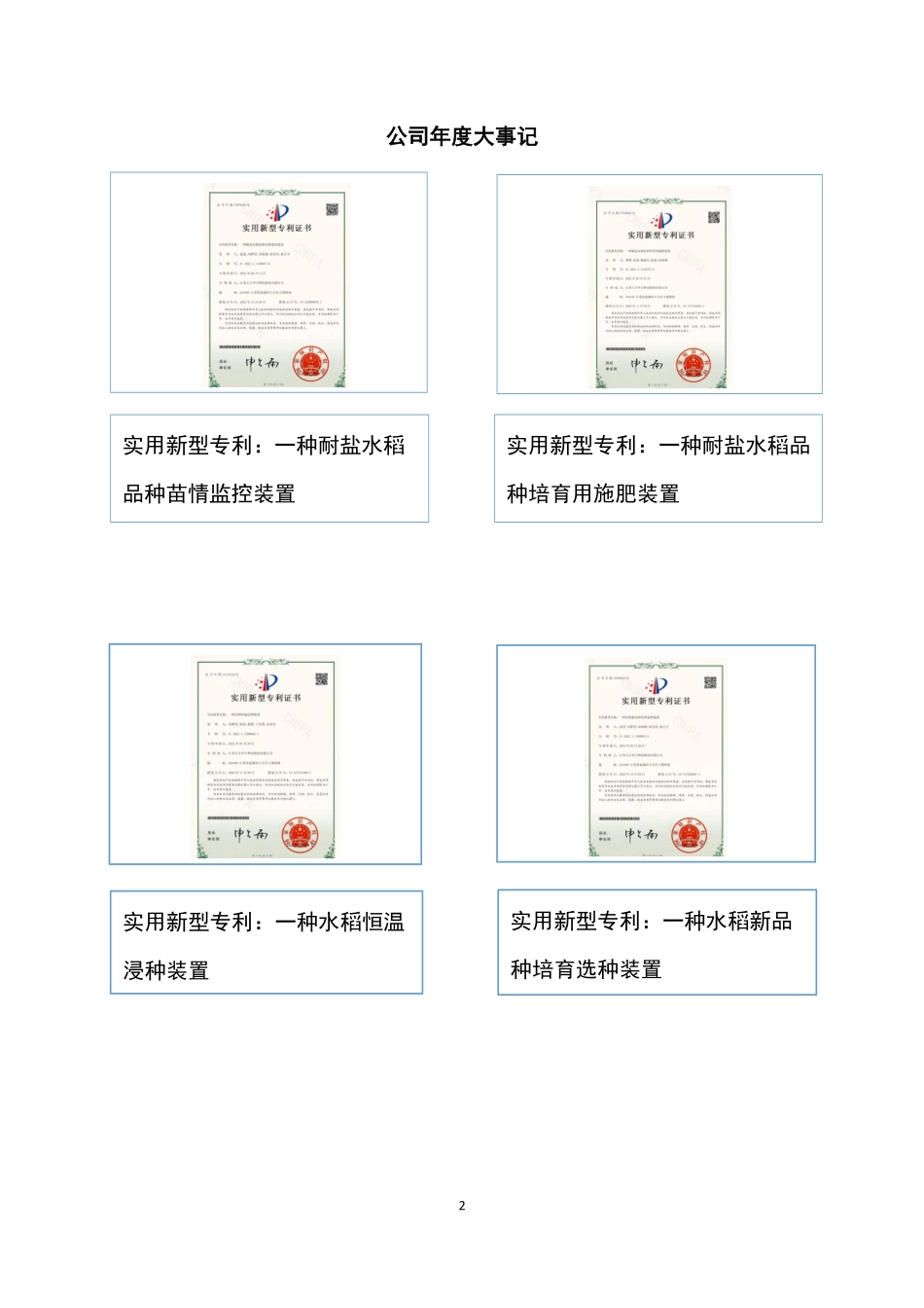 873129_2022_华丰种业_2022年年度报告_2023-04-27.pdf_第2页