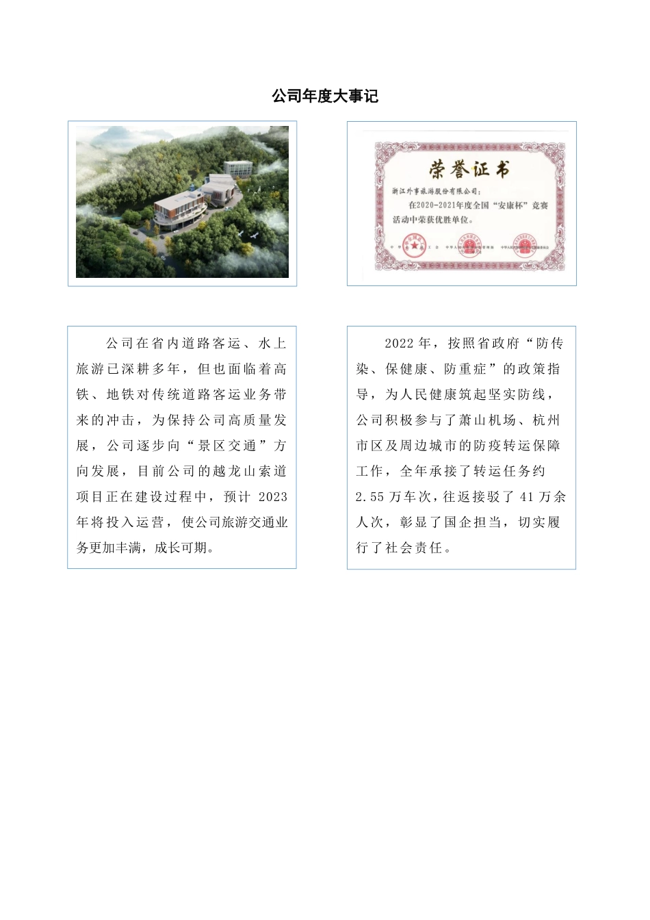 873719_2022_浙江旅游_2022年年度报告_2023-04-25.pdf_第2页