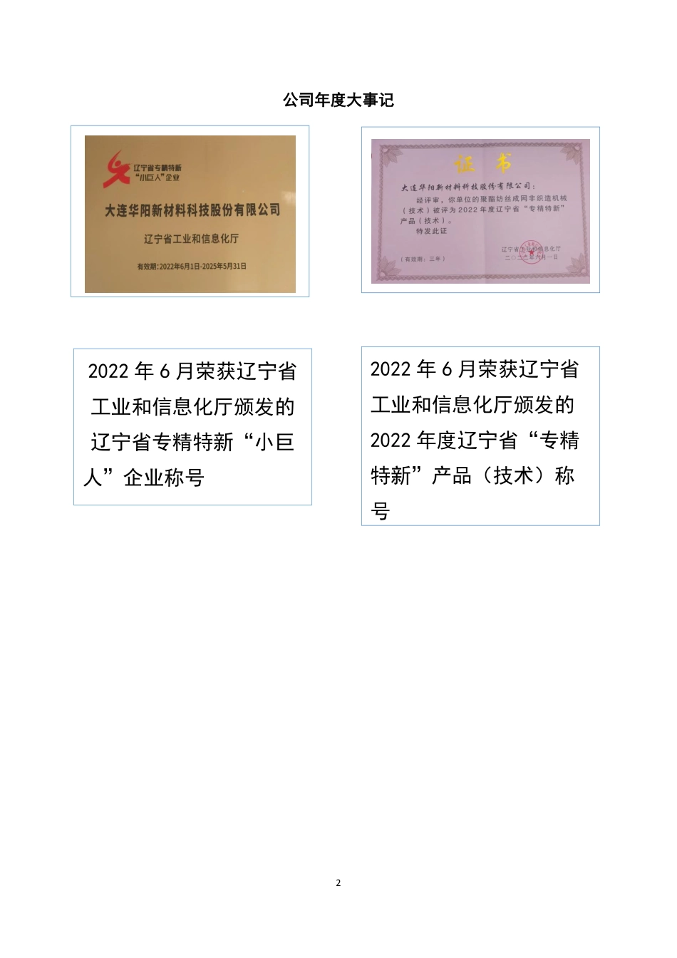 873740_2022_大连华阳_2022年年度报告_2023-04-24.pdf_第2页