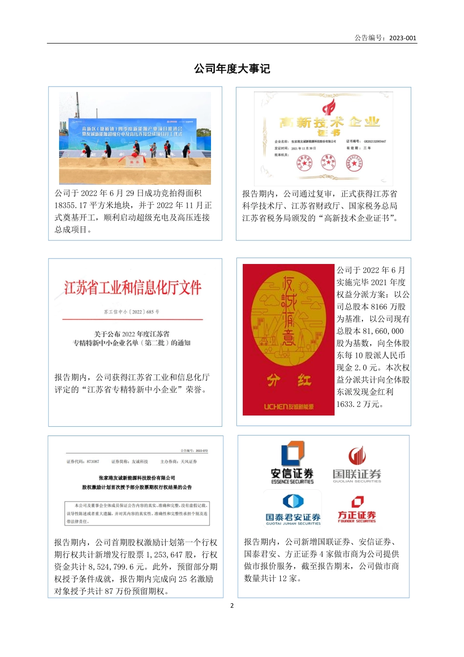 873087_2022_友诚科技_2022年年度报告_2023-04-13.pdf_第2页