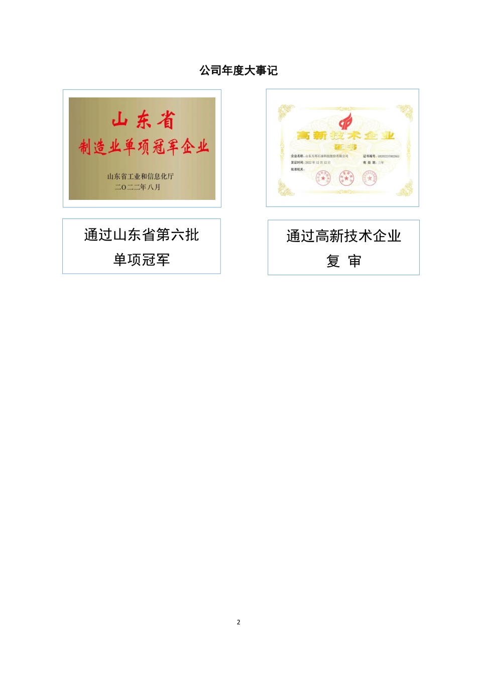 873790_2022_万邦石油_2022年年度报告_2023-04-20.pdf_第2页