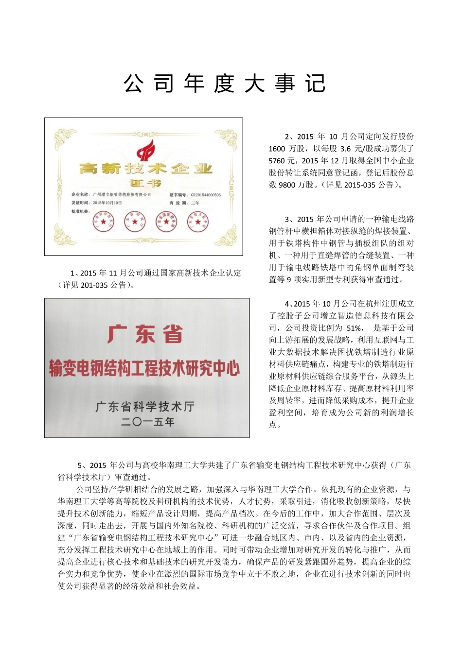 831857_2015_增立钢构_2015年年度报告_2016-04-10.pdf_第2页