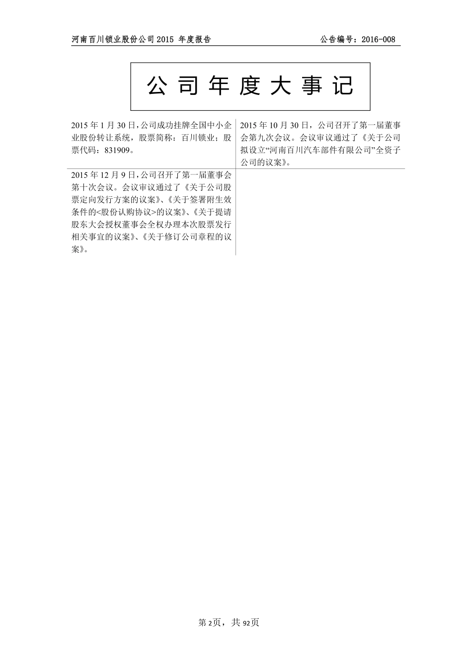 831909_2015_百川锁业_2015年年度报告_2016-03-30.pdf_第2页