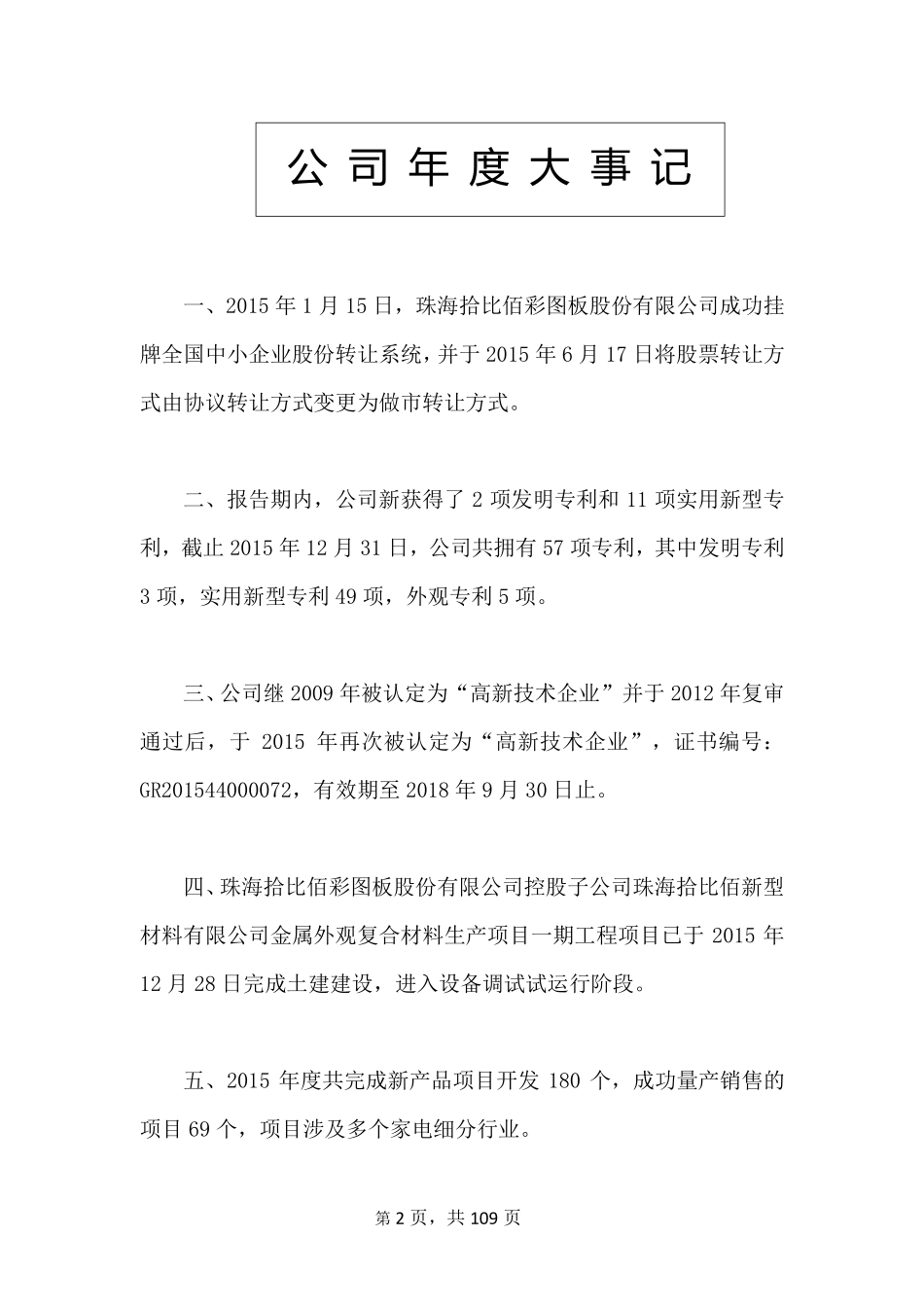 831768_2015_拾比佰_2015年年度报告_2016-03-09.pdf_第2页