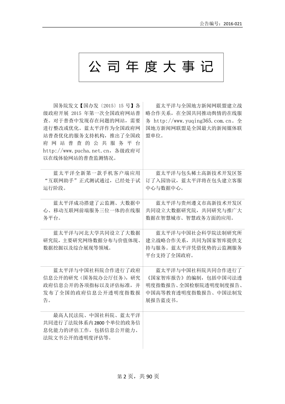 832661_2015_蓝太平洋_2015年年度报告_2016-04-24.pdf_第2页