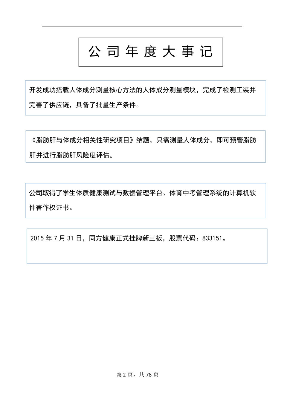 833151_2015_同方健康_2015年年度报告_2016-04-19.pdf_第2页