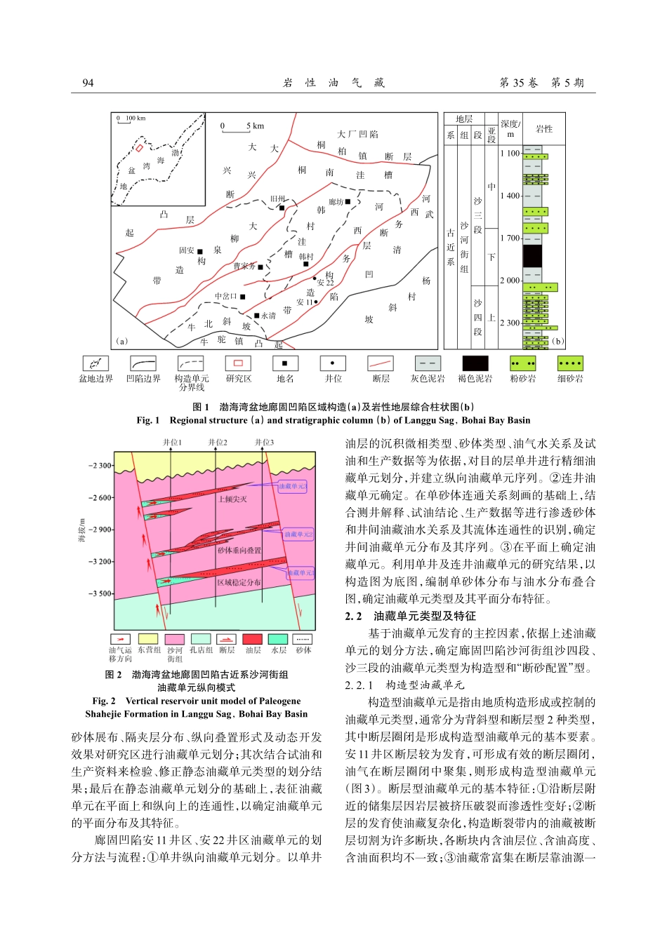 渤海湾盆地廊固凹陷古近系沙河街组油藏单元精细表征.pdf_第3页