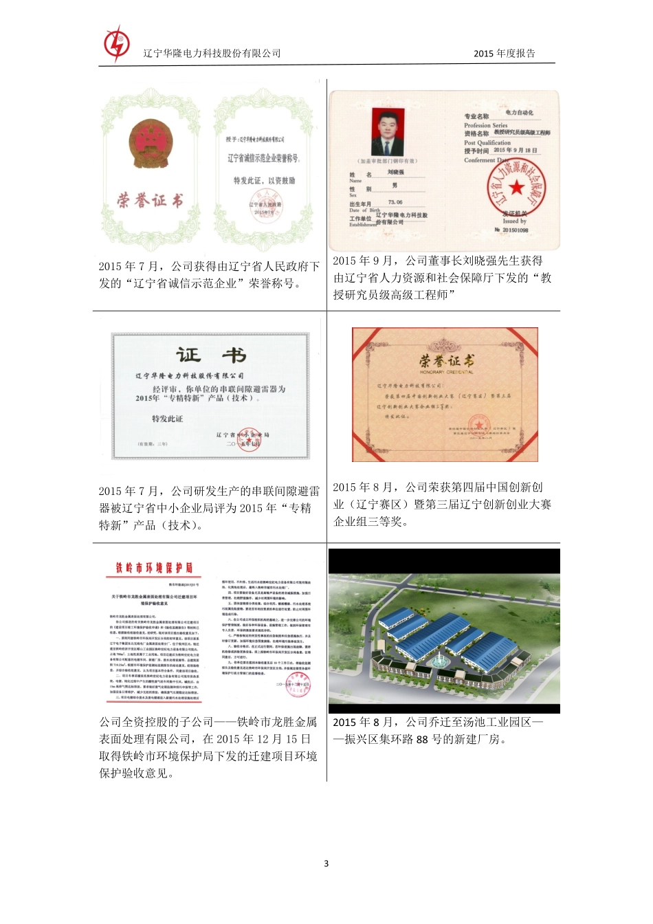 832552_2015_华隆电力_2015年年度报告_2016-04-06.pdf_第3页