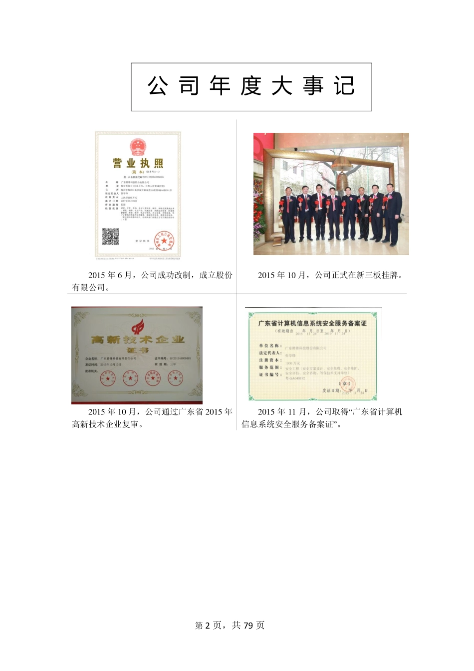 833796_2015_骅锋科技_2015年年度报告_2016-04-06.pdf_第2页