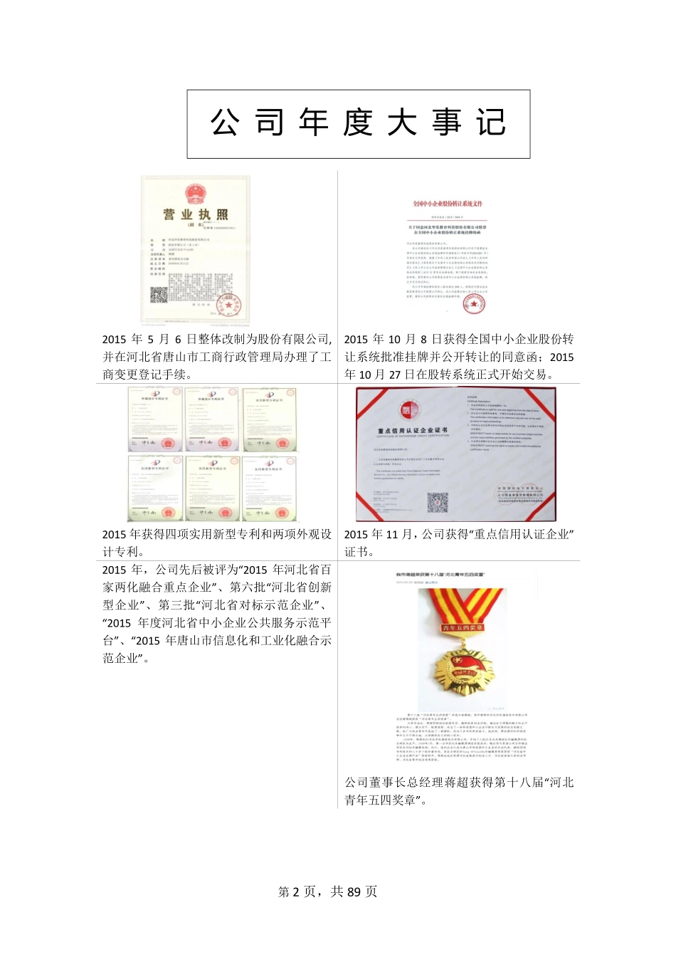 833960_2015_华发教育_2015年年度报告_2016-03-27.pdf_第2页